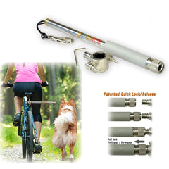 Walky Dog Plus shock-absorbing system reduces jerks for smoother rides with dogs