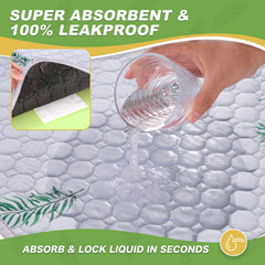 WanpeeGoo anti-slip bottom keeps the pad stable on floors during training sessions