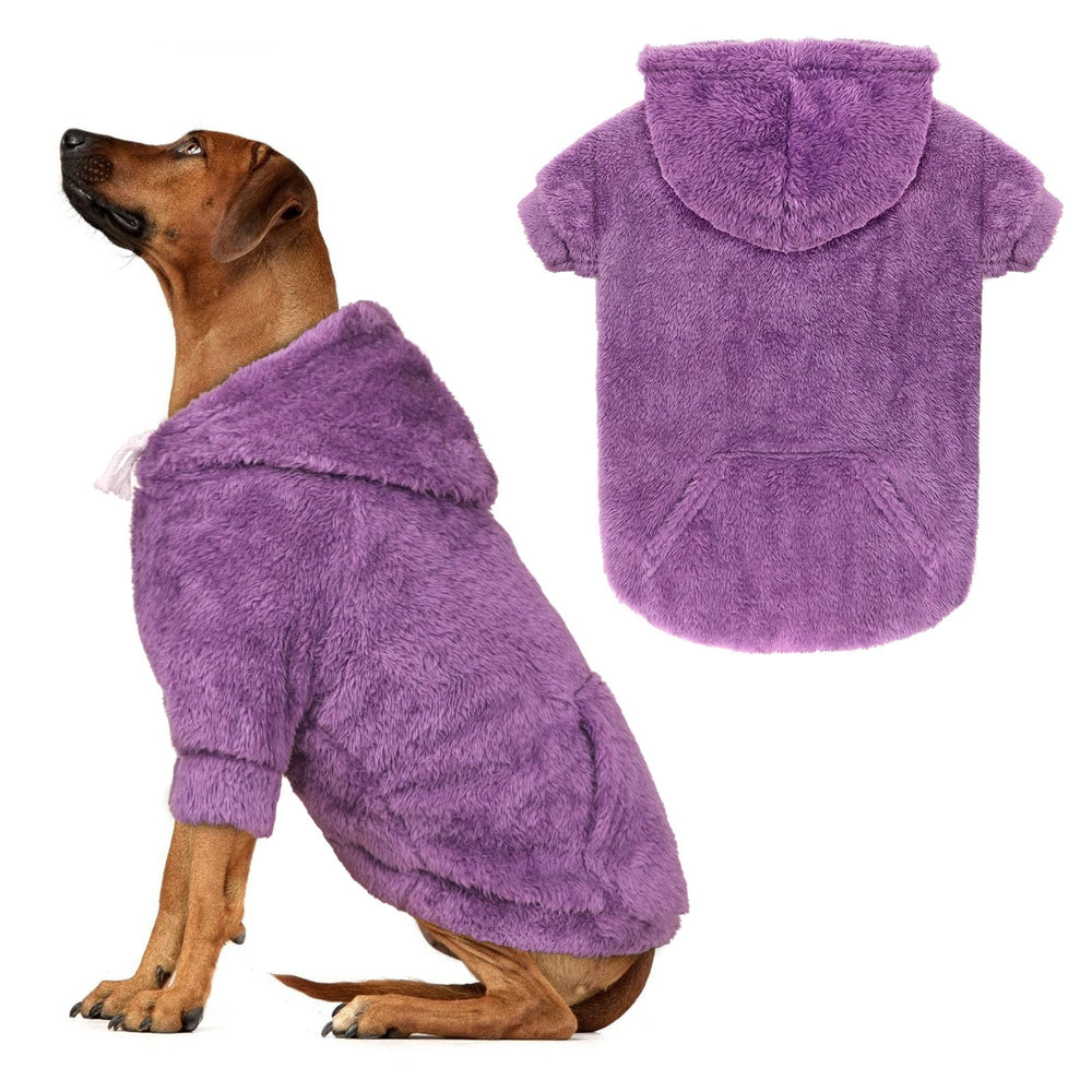 Waoduld 3XL purple hoodie for warm, cozy walks.