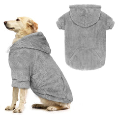Waoduld sudadera para perro capucha con bolsillos, abrigo y estilo diario.