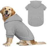 Waoduld sudadera para perro grande con capucha, cómodo para paseos nocturnos.