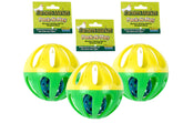 Ware Manufacturing Peck N Play Chicken Ball Toy side view shows 4.5-inch balls for enrichment.