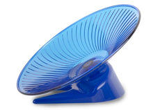 Ware Manufacturing small-pet running on wheel shows active, boredom-relief play on a solid running surface.