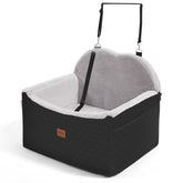 WarmInsula dog car seat front view with compact booster for small dogs