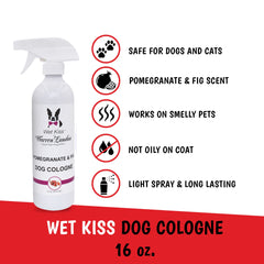 Warren London Wet Kiss spray mist shown for quick coat refresh between baths.