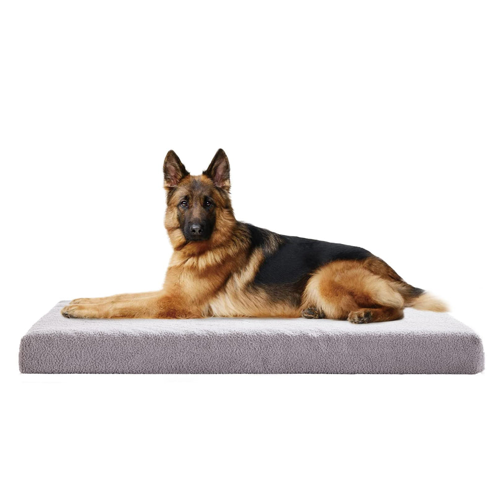Wataniya Pet orthopedic bed 41-inch top view shows spacious resting area for large dogs