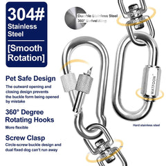 WATFOON end reinforcement ring reduces wear, extending lifespan of the tether.