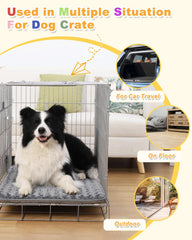 Wayimpres anti-slip bottom keeps the mat in place on crates or floors