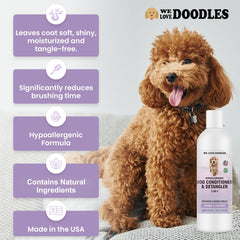 We Love Doodles botella con dispensador para aplicación suave.