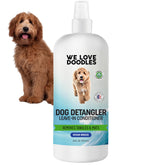 We Love Doodles Desenredante para perros: botella frontal facilita el peinado diario