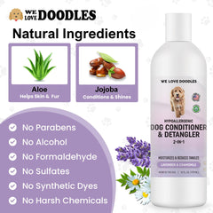 We Love Doodles hecho en EE. UU. con ingredientes naturales para piel sensible.