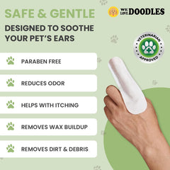 We Love Doodles safe gentle ear cleaner suitable for sensitive ears