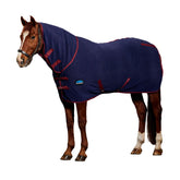 WeatherBeeta anti-static fleece cooler with front closures provides secure, adjustable fit for travel and cool-downs.