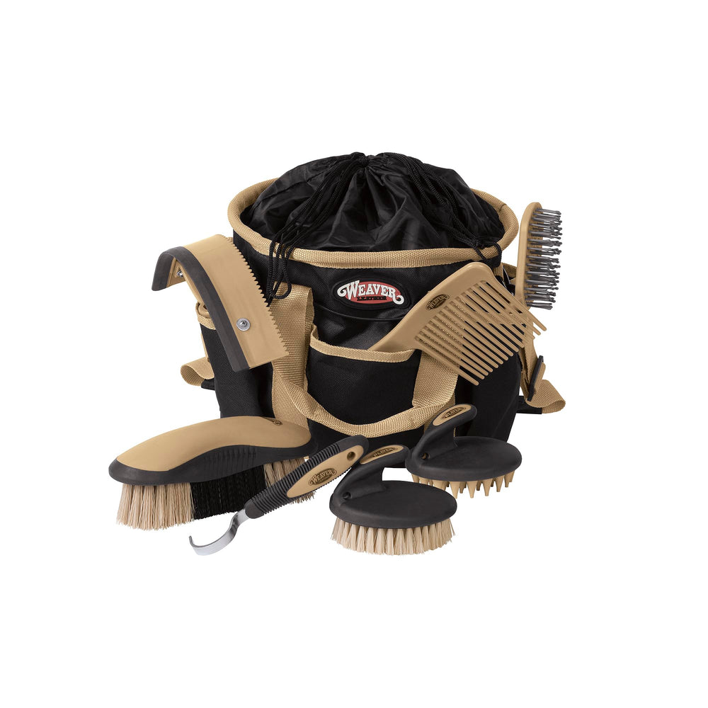Weaver Leather grooming kit tote for organized horse care on the go.
