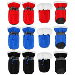 Weewooday dog boots pack of 12 keeps paws protected for daily outings