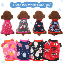 Weewooday dog sweater with Halloween pattern for playful seasonal style