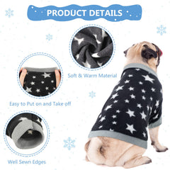 Weewooday dog sweater halloween-pattern adds playful style for seasonal photos