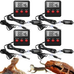Weewooday reptile thermometer hygrometer probes for accurate terrarium temperature and humidity monitoring