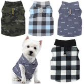 Weewooday winter fabric dog sweater plaid – cozy warmth for daily outdoor adventures.