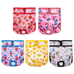 wegreeco dog-diapers size chart helps you choose the right fit for comfort.