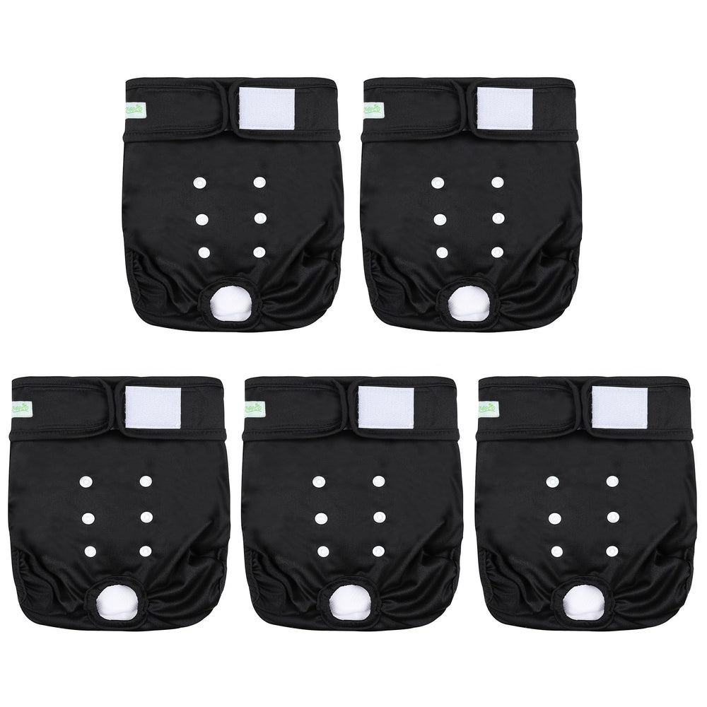 Wegreeco female dog diapers fabric close-up shows soft, highly absorbent material for comfort