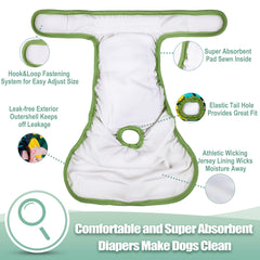 Wegreeco Leaf back-snaps close-up shows easy, adjustable fit for every dog shape.