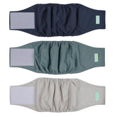 Wegreeco washables blue belly band – secure fit for leak-free protection during adventures.