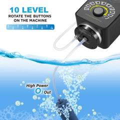 Weipro Ozonizer ET3000A discharge tube shows fast treatment and improved water clarity.