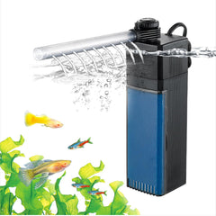 Weipro TE-900 internal filter front view for compact 40–60 gallon freshwater setups