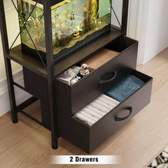 Welfuturer aquarium stand metal frame highlights sturdy stability