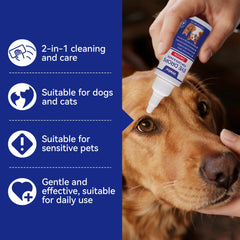 Wellix Gotas para ojos de perro: fórmula sin alcohol para uso sensible.