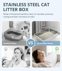 WENBOKMIN stainless steel box with nonstick surface reduces sticking and odors
