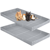 Wenqik guinea pig cage liner 55x27 inches provides a safe, durable base