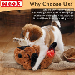 WEOK crate-training-toy-closeup demonstrates calming crate time for dogs