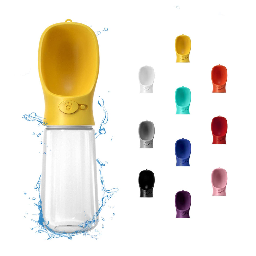 WePet bebedero portátil para perros con capacidad de 550 ml, ideal para paseos.