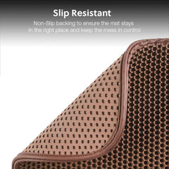 WePet Cat Litter Mat urine-resistant surface keeps paws dry