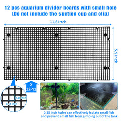 Weramics aquarium divider assembly pieces enable custom layouts and safe partitions