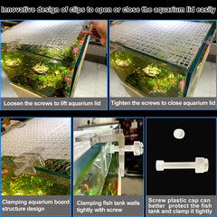 Weramics aquarium lid top board assembly highlights quick, customizable tank layouts.