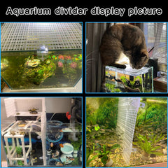Weramics adjustable panels can be cut to fit any aquarium shape.