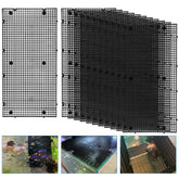 Weramics plastic egg crate divider panel shows sturdy construction for durable tank organization