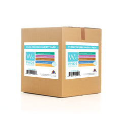 Weruva Wx Phos Focused variety pack with display cans for kidney-friendly nutrition.