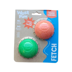 West Paw Boundr ball cardinal red for fetch and chew sessions.