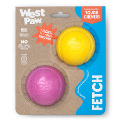 WEST PAW Boundr Ball toy texture closeup shows durable, flexible material for safe play.