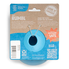 WEST PAW Rumbl Aqua Blue Small – wobble action for dog engagement