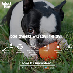 WEST PAW Zogoflex Jive Ball fetch-ready design for outdoor games.