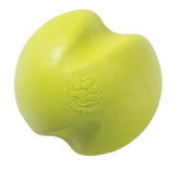 WEST PAW Zogoflex Jive Ball verde manzana; rebote impredecible para juegos de traer.