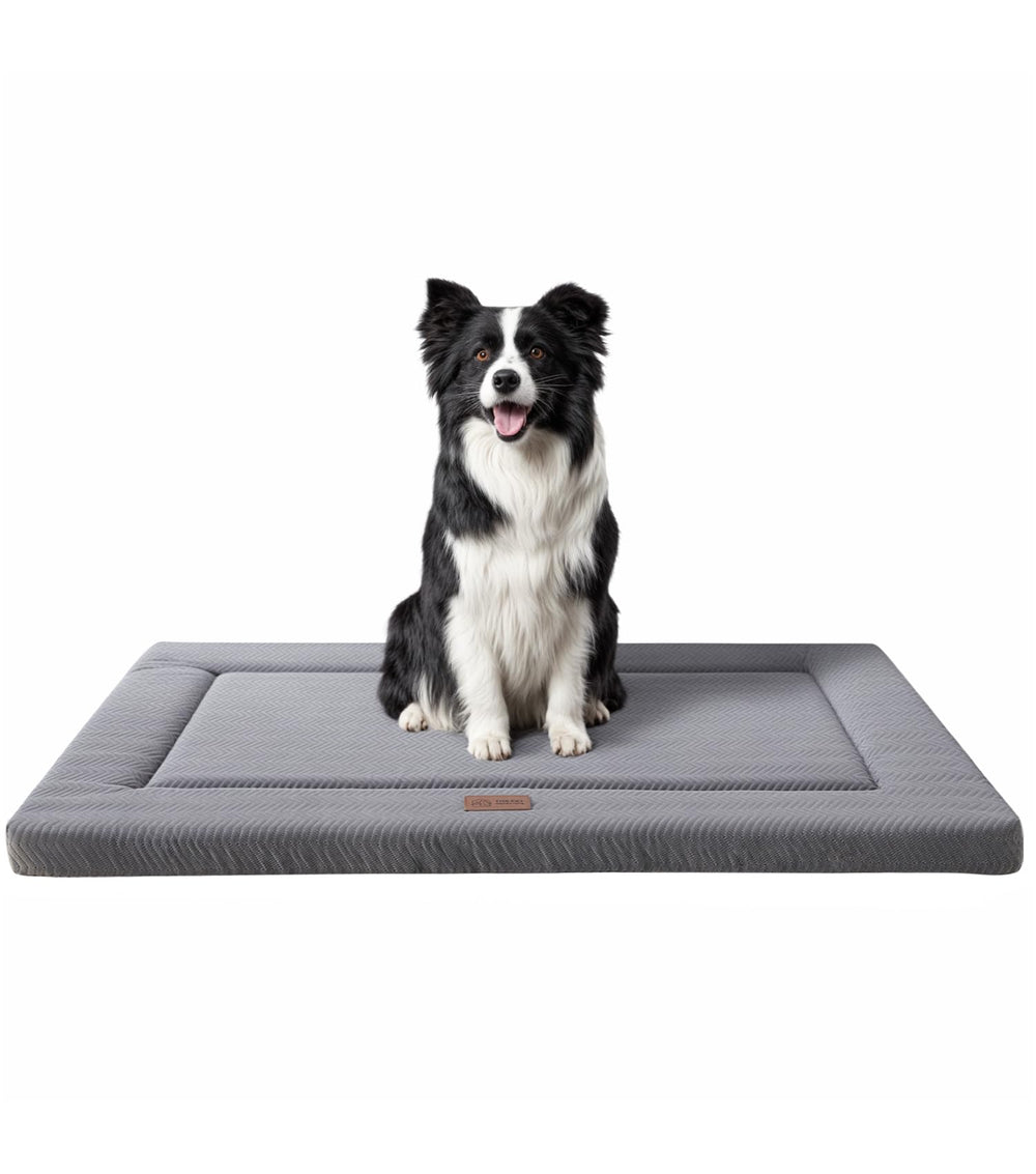 WESTERN HOME dog bed crate pad plush surface for cozy naps