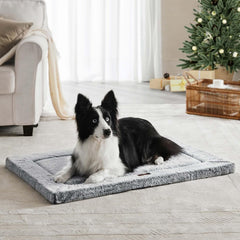 WESTERN HOME dog bed with plush top for crate lounging and cozy naps.