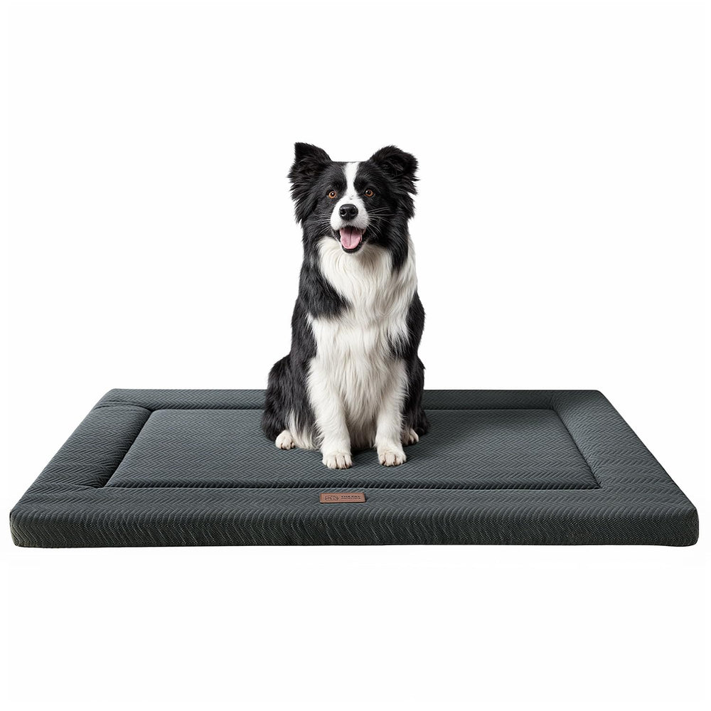 WESTERN HOME dog bed crate soft-plush surface supports cozy naps.