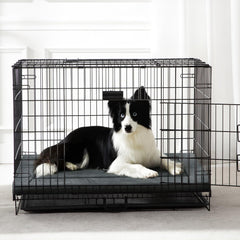 WESTERN HOME dog bed high-resilience-foam pad maintains cushioning for relaxed sleep.